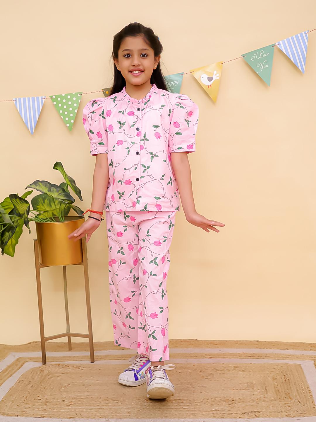 Frill Collar Shirt With Box Sleev